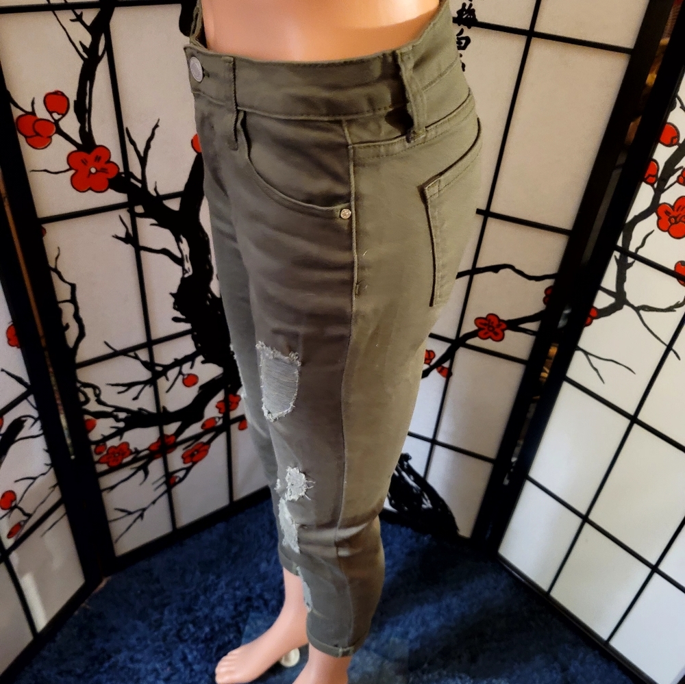 I & M PREMIUM JEANS/ROLLED CUFF/DISTRESSED - Picture 6 of 10